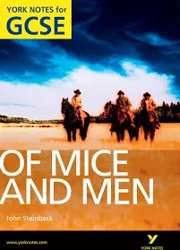 York Notes / Of Mice and Men by John Steinbeck (Large Paperback)