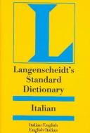 Langenscheidt / English-Italian Dictionary English (Hardback)