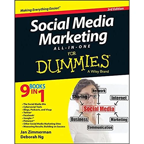 Jan Zimmerman / Social Media Marketing All-in-One For Dummies (Coffee Table Book)
