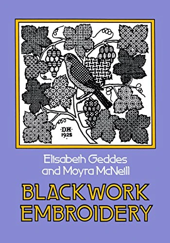 Elizabeth Geddes / Blackwork Embroidery (Coffee Table Book)