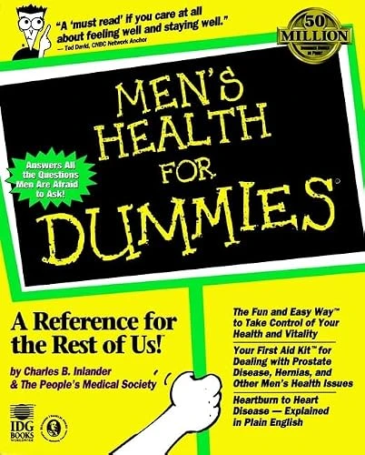 Charles B. Inlander / Men's Health For Dummies? (Coffee Table Book)