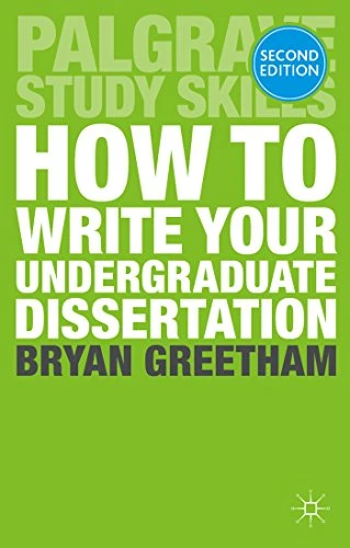 B. Greetham / How to Write Your Undergraduate Dissertation (Large Paperback)
