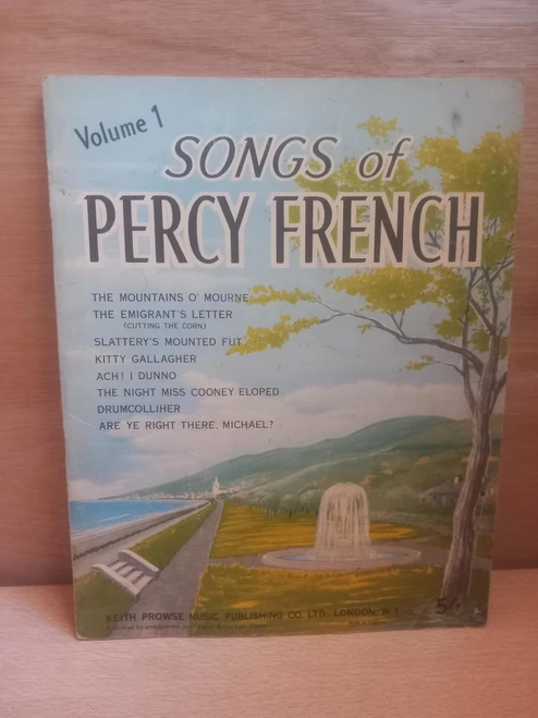Keith Prowse Music Publishing - Songs of Percy French - Volume One - PB - Vintage Sheet Music  Songbook