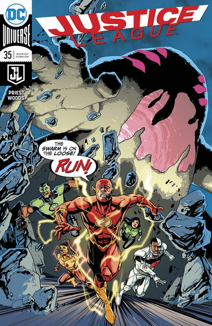 Justice League (2016) #35: The PEOPLE vs. JUSTICE LEAGUE, Part 2: Swarm