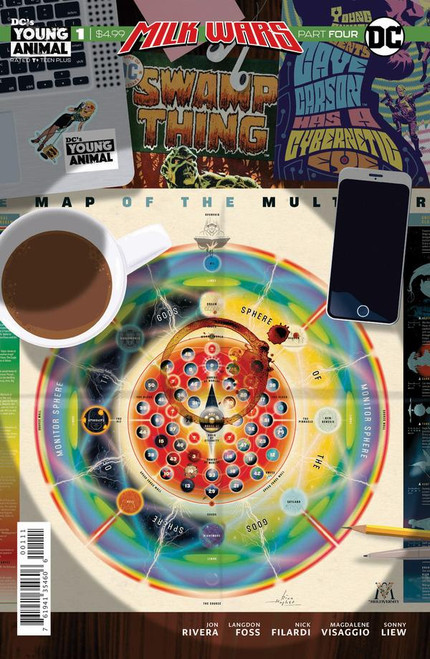 Cave Carson Has A Cybernetic Eye / Swamp Thing Special (2018) #1: Milk Wars, Part Four