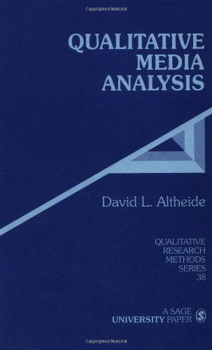 David L. Altheide / Qualitative Media Analysis (Large Paperback)