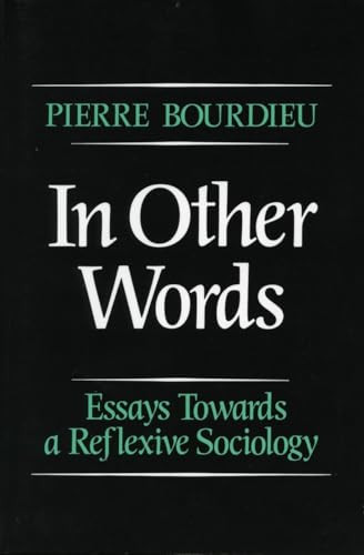 Pierre Bourdieu / In Other Words (Large Paperback)
