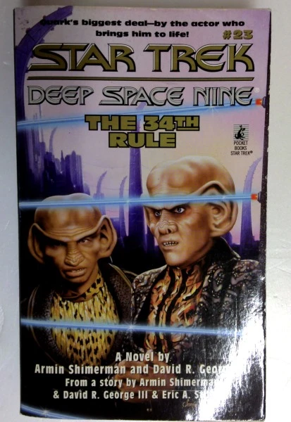 Armin Shimerman / The 34th Rule (Star Trek, Deep Space Nine, Vol. 23) (Vintage Paperback)