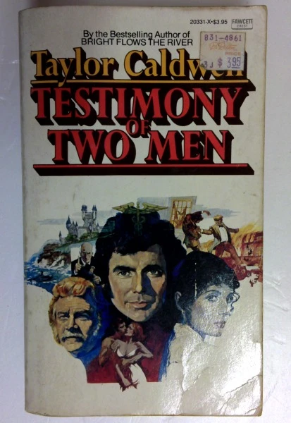 Taylor Caldwell / Testimony of Two Men (Older Edition Small Paperback)