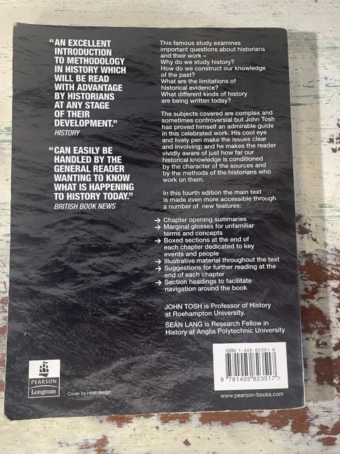 John Tosh - The Pursuit of History ( 4th Edition - 2006) - PB