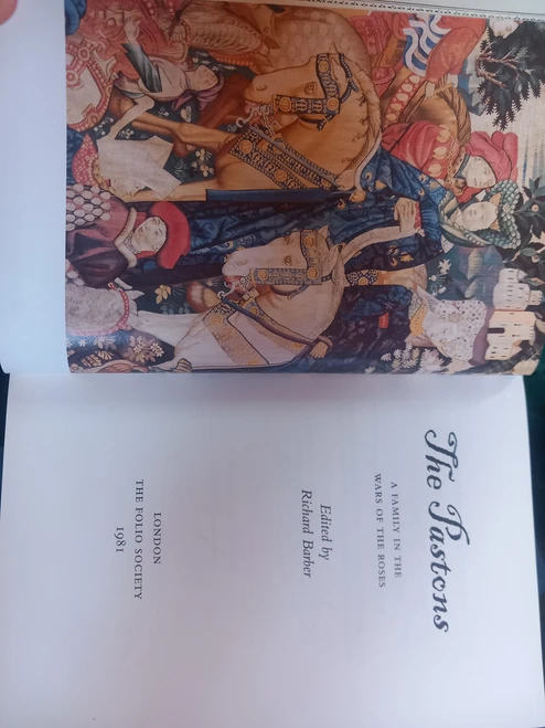 Copy of Richard Barber ( Editor) - The Pastons : A Family in the Wars of the Roses - HB Slipcased Folio Society Edition - 2001