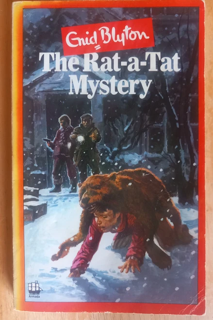Enid Blyton  - The Rat-a-Tat Mystery - Vintage PB Reprint 1980 ( Barney Junior Mystery Series - Book 5 ) ( Originally 1956)