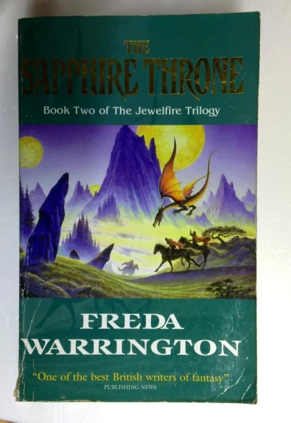 Freda Warrington / The Sapphire Throne (the Jewelfire Trilogy) (Older Edition Small Paperback)