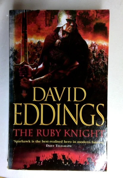 David Eddings / The Ruby Knight: Book Two of the Elenium (Older Edition Small Paperback) (2)