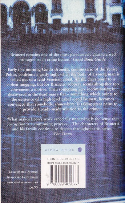 Donna Leon / Death in a Strange Country ( Commissario Brunetti Series - Book 2 )