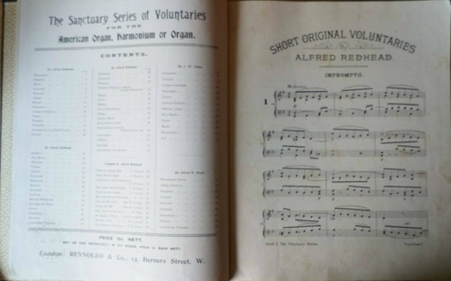 Organ Music - Sanctuary Series of Voluntaries  Vol 1 - HB 1900's