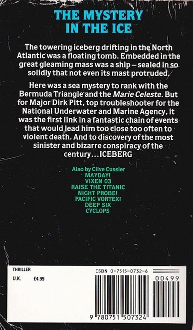 Clive Cussler / Iceberg ( A Dirk Pitt Novel - Book 3 ) Clive Cussler / Iceberg ( A Dirk Pitt Novel - Book 3 )
