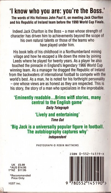 jack Charlton / The Autobiography