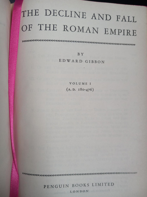 Edward Gibbon - The Decline and Fall of the Roman Empire - 2 Volume HB Edition - UNABRiDGED ( Modern Library Edition)