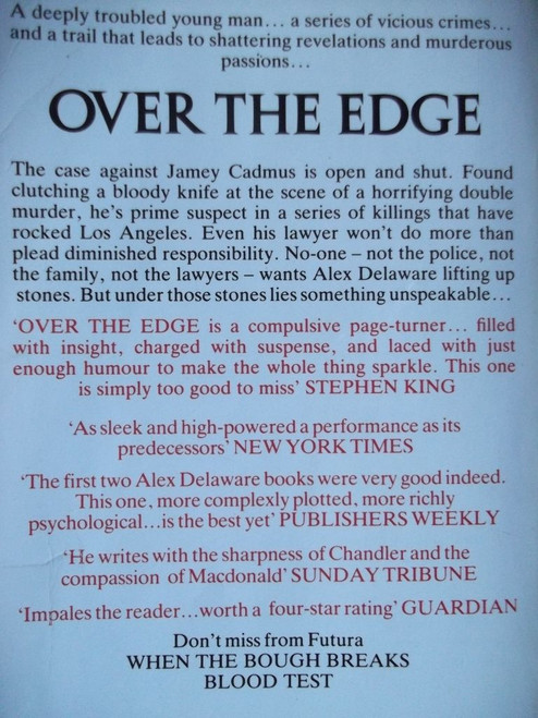 Jonathan Kellerman / Over The Edge (Alex Delaware Series - Book 3)