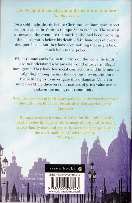 Donna Leon / Blood from a Stone ( Commissario Brunetti Series - Book 14 )