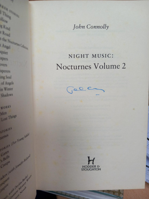 John Connolly - Night Music : Nocturnes Volume 2 - SIGNED HB 1ST Edition 2015