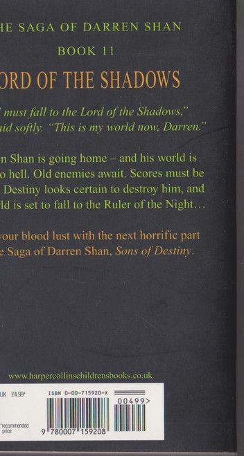 Darren Shan / Lord of the Shadows ( Saga of Darren Shan , Book 11)