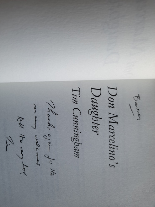 Cunningham , Tim - Don Marcelino's Daughter - Pb - SIGNED - Peterloo Poets