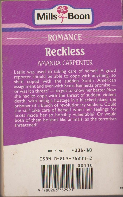 Mills & Boon / Romance / Reckless