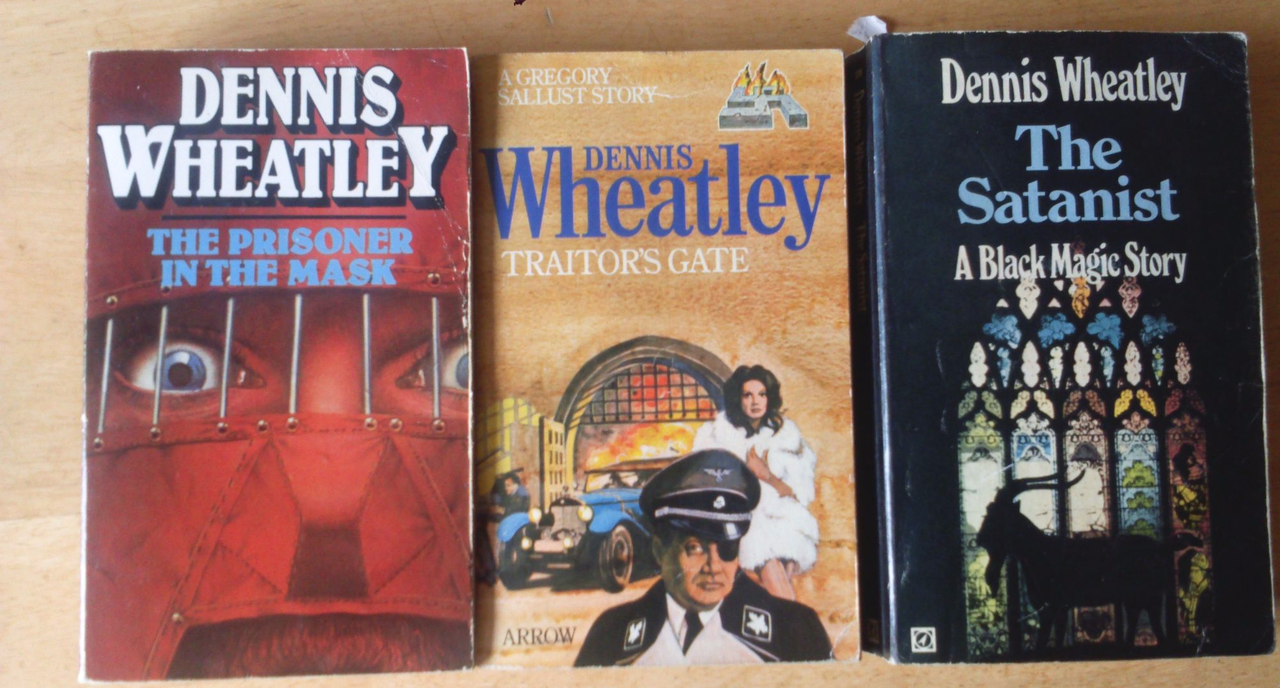 Wheatley Dennis 7 Vintage Novels The Satanist Traitor S Gate The Prisoner In The Mask Mayhem In Greece Shafts Of Fear Codeword Golden Fleece The Second Seal Thebookshop Ie