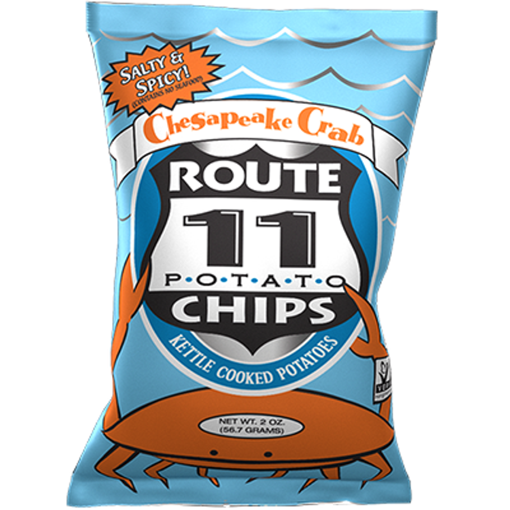 Route 11 Chesapeake Crab Chips 2oz Bag