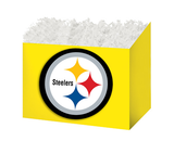 Let's Go Pittsburgh Steelers!  That's right we have team spirit.  Select your favorite team themed football fan basket.  Your gift will include open and eat, sweet and savory items, crackers, cheese, sausage, pretzels, nuts, dipping mustard, 2 regional beers, a football themed bottle opener and foil football chocolates.