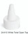 White Twist Top Bottle Caps, 24/410 openings