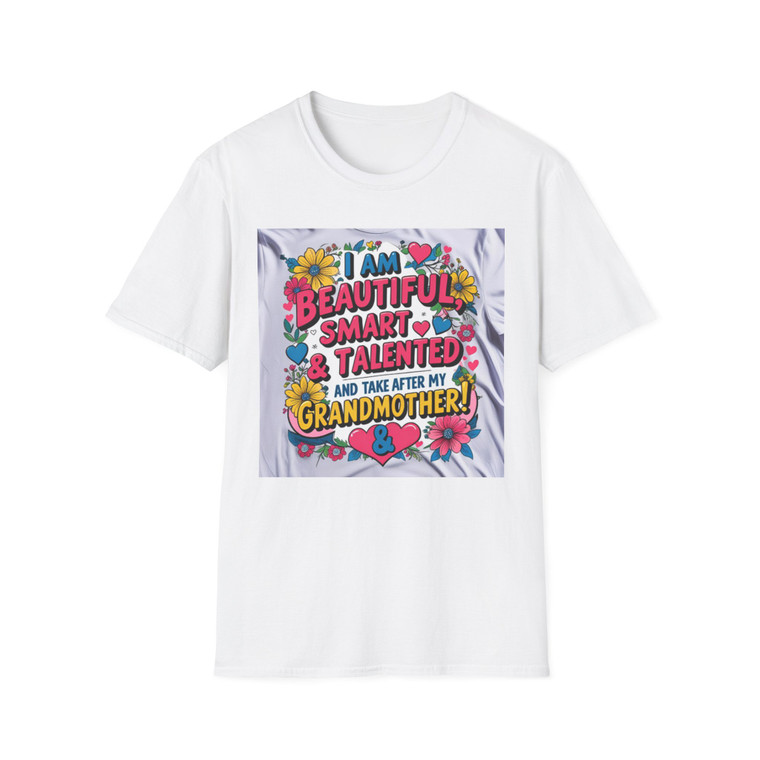 Empowering Granddaughter T-Shirt, Inspirational Gift, Family Love, Birthday Apparel, Cute Grandparent Connection