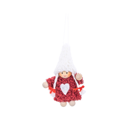 Nordic Girl Felt Decorations - Assorted
