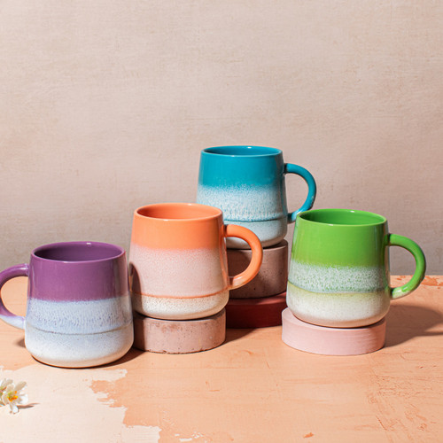Mojave Glaze Coral Mug