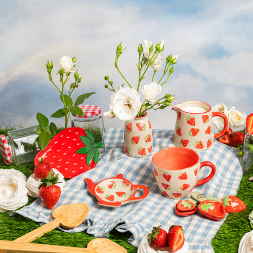 Strawberries Trinket Dish