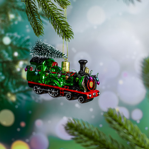 Christmas Express Train Shaped Bauble