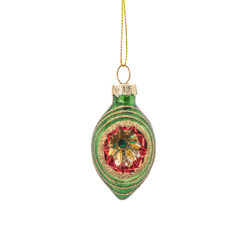 Mini Retro Bauble  - Set of 4