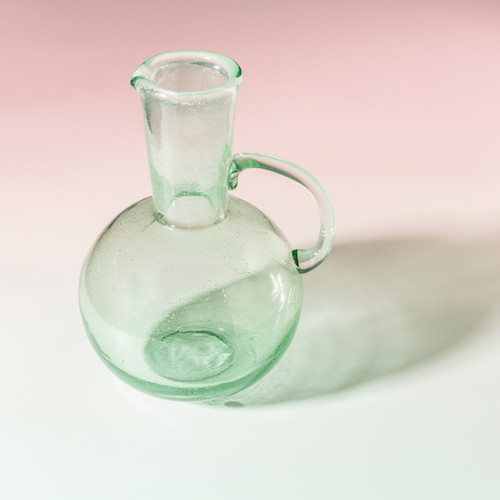 Tall Recycled Glass Jug