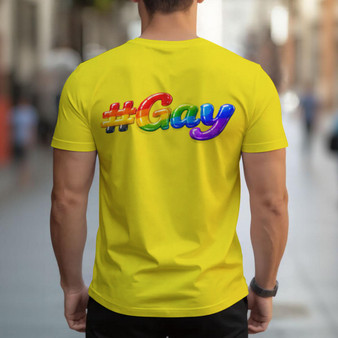 #GAY Men's T-shirt | BUSSY BRAND CO