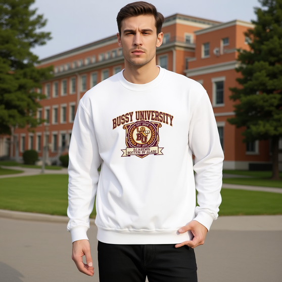 Bussy University Men's Sweatshirt Made in USA