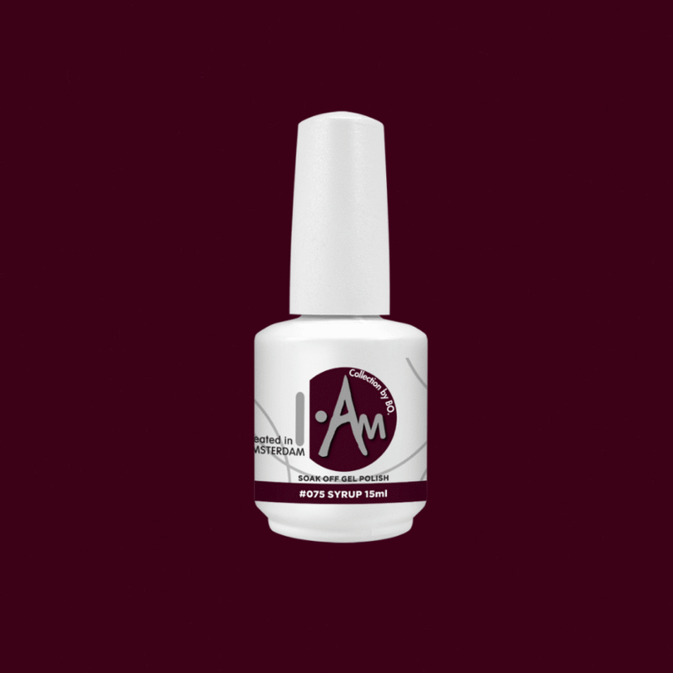I.Am by BO. Soak Off Gel Polish #075 Syrup 15ml