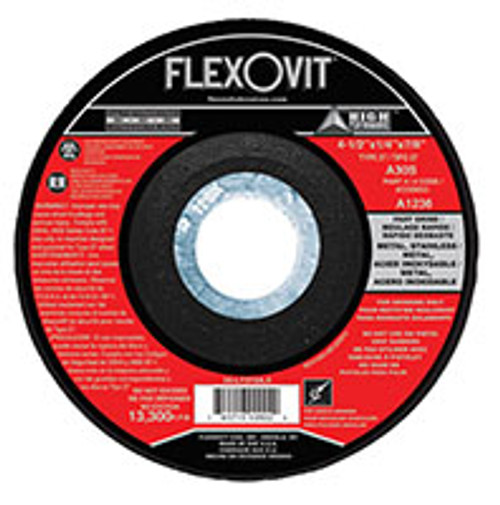 FLEXOVIT TYPE 27 GRINDING WHEEL - BOX OF 25 - A1236