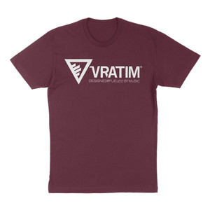 The Vratim Logo T-Shirt - Maroon The Vratim Logo T-Shirt - Maroon