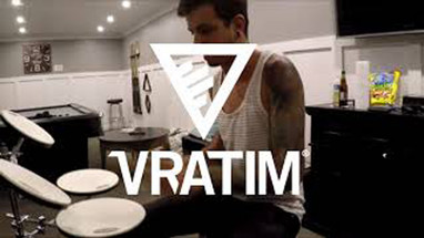 Steve Carey Practicing with His Vratim Drum Shoes