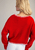 Merry Contrast Whipstitch Sweater