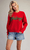 Holiday Glitter Text Sweater