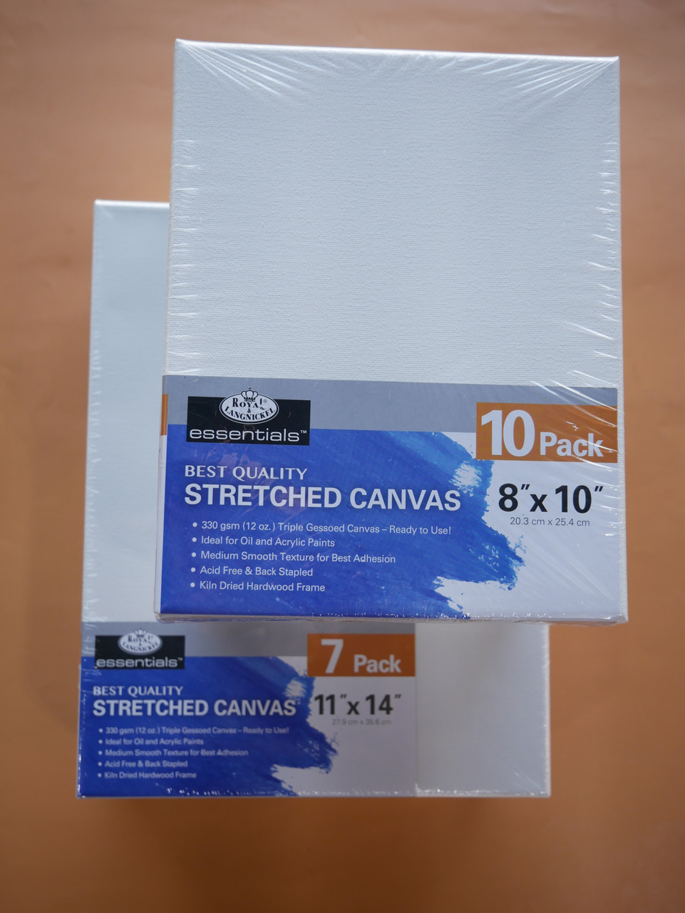 Essentials Best Quality Stretched Canvas Pack