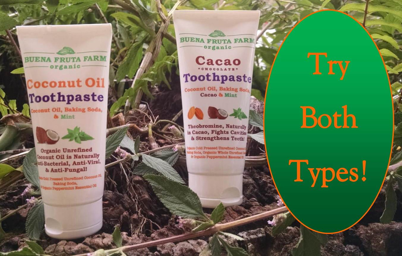Cacao Toothpaste, Organic, Vegan